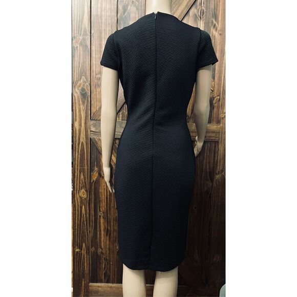 Michael Kors Black MIDI Dress Sz Small - Picture 2 of 4